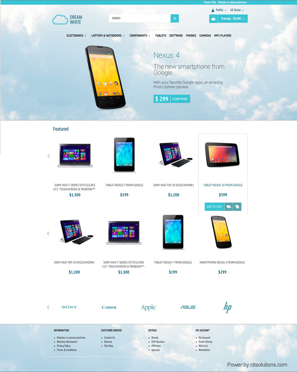 tablets, tabletas store by cttsolutions web designer in Miami