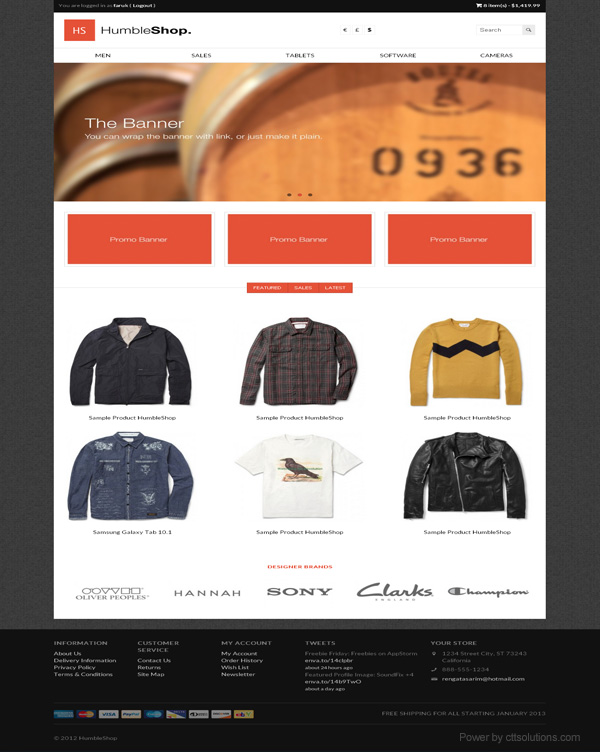wear store by cttsolutions web designer in Miami